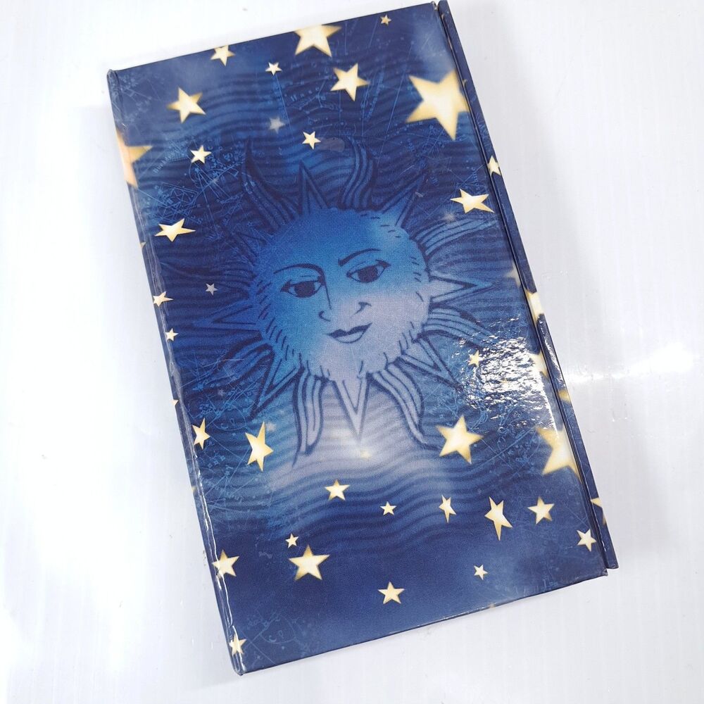 Vintage Tina Higgins address book celestial notes agenda moon stars sun 2000
